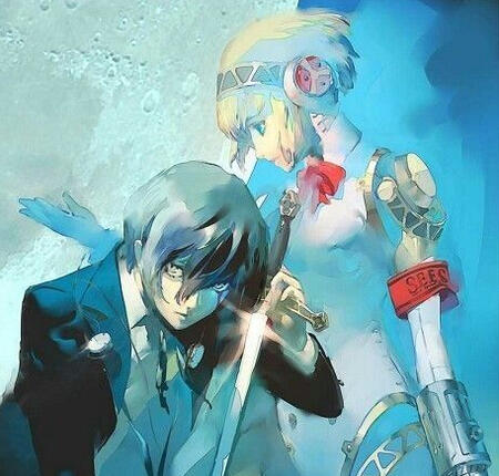 Makoto and Aigis from Persona 3