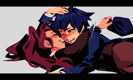 Rise and Naoto from Persona 4